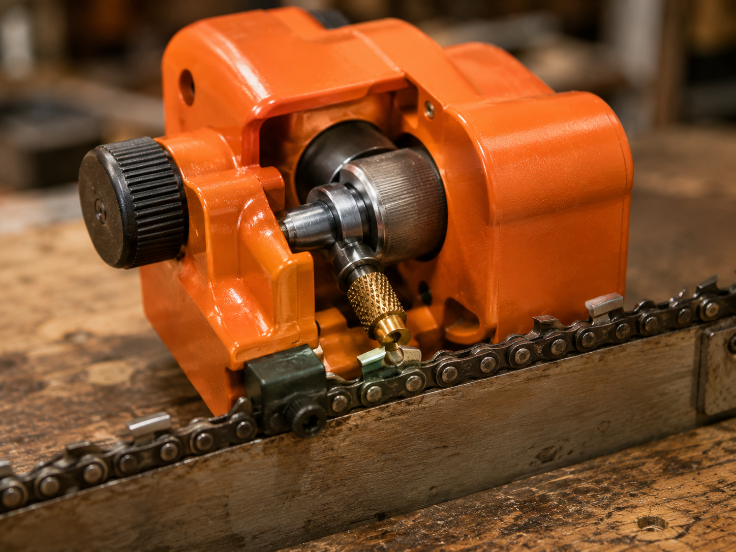 RazorWolf chainsaw sharpening system
