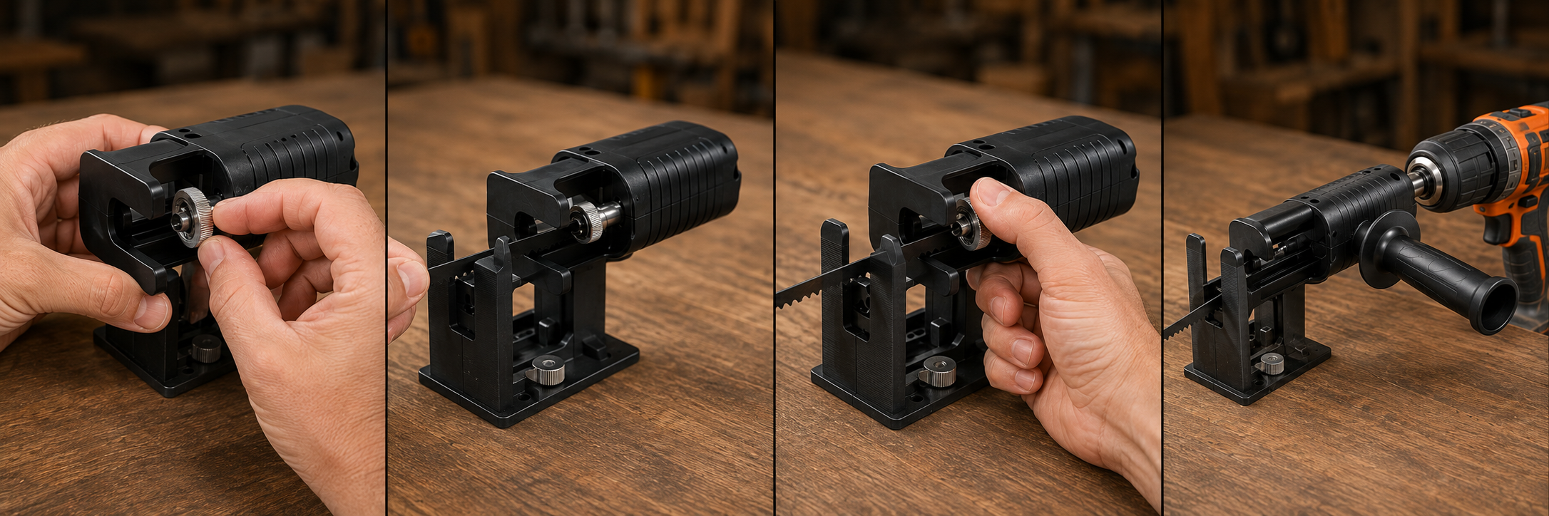 Drill attachment kit